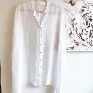 100% Silk Sheer Blouse/ Poncho